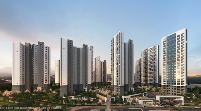 HMG그룹, ‘신분평 더웨이시티 제일풍경채’ 27일 견본주택 개관 예정